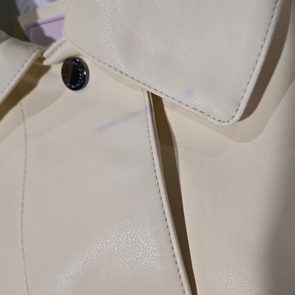 Bcbgeneration Lemon Yellow Button Front Oversized… - image 4